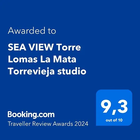 Sea View Torre Lomas La Mata Studio 公寓 *